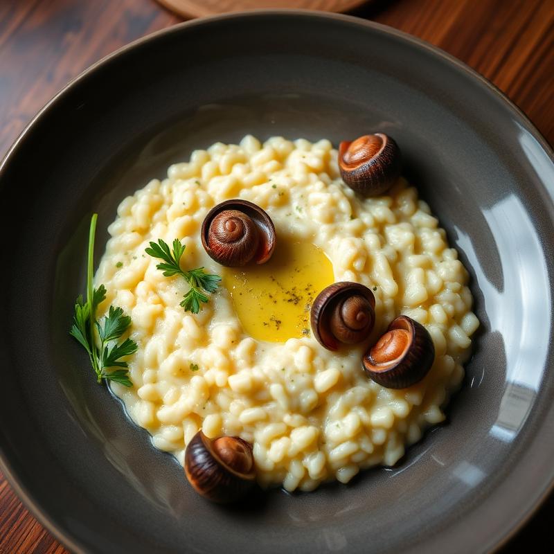 Risotto aux escargots